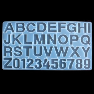 Oanpaste fabrikant siliconen letters hars schimmel