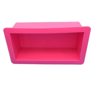 OEM розова правоъгълна силиконова форма за сапун