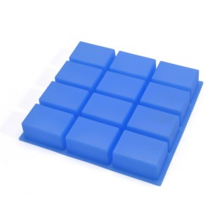 Квадрат сабын формасы силикон зурлыгы: 32,9 × 24,6 × 3,4см