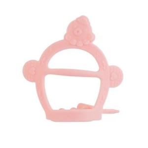 Animal shaped silicone teether