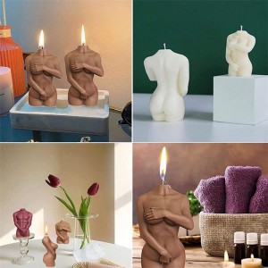 Fábrica de moldes para velas de silicona masculinas y femeninas personalizadas