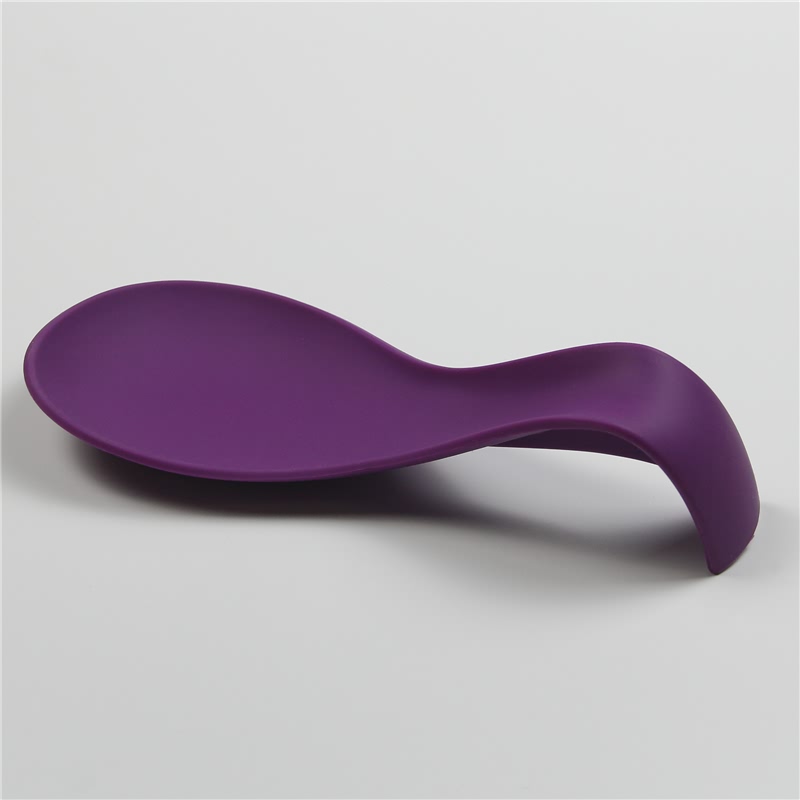 Kitchen Silicone Spoon Rest, Flexible Almond-Shaped, Silicone Kitchen Utensil Rest Ladle Spoon Holder Featured Image