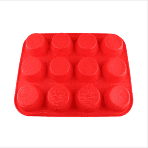 Silicone Muffin Pan Cupcake Set –  Regular 12 Cups Muffin Tin, Nonstick BPA Free Food Grade Silicone Molds with 12 Silicone Baking Cups