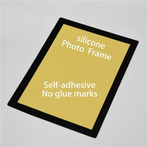 Magic silicone adhesive frame, used to decorate doors, windows and walls, can be photo frames, advertising frames, notification frames, replaceable content, easy to operate, commercial and domestic, no traces of glue, no magnetism, no damage to the wall, Any move, reuse, custom size