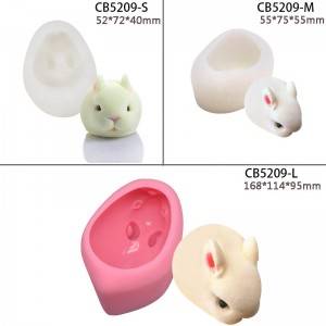 Silicone 3D Rabbit Shaped Fondant Mold for Chocolate Cake Handmade Soap Mould Candy Making Pastry Candle DIY Cupcake Dessert Decoration