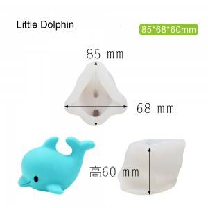 Silicone 3D Dolphin Shaped Fondant Mold for Chocolate Cake Handmade Soap Mould Candy Making Pastry Candle DIY Cupcake Dessert Decoration