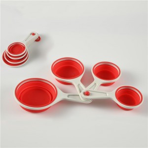 Collapsible Measuring Cups Food Grade Silicone Measurement Cup for Liquid