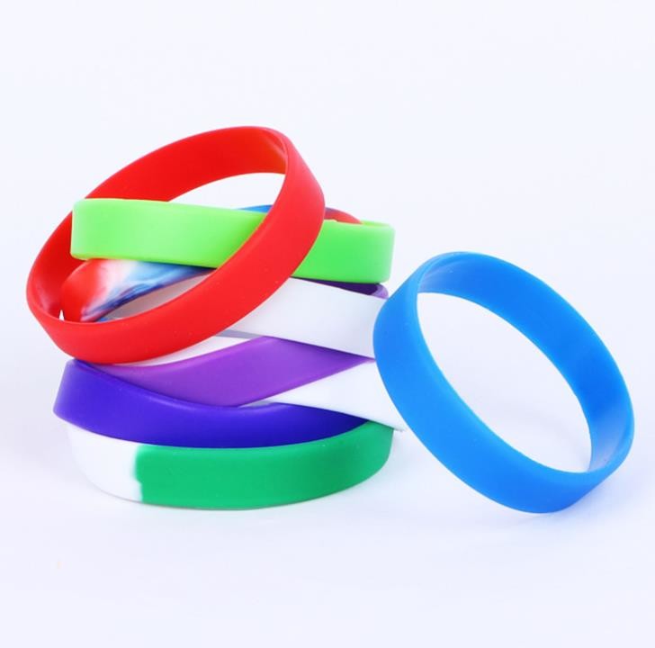 Chinese wholesale Silicone Key Holder Bracelet - Promotional Silicone Rubber Bracelets , Custom Silicone Bracelets Colorful – Jingqi