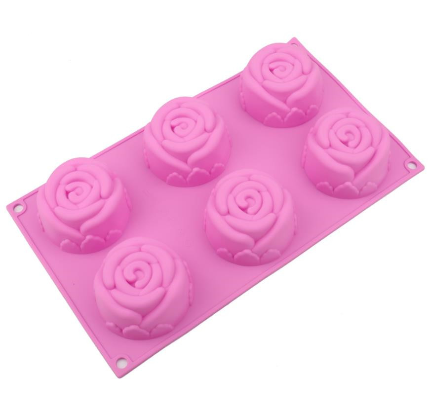 Good Quality Silicone Cake Molds - Multi Style Silicone Cake Pans , Silicone Muffin Tray Soft 29.5*17.3*3.7cm – Jingqi