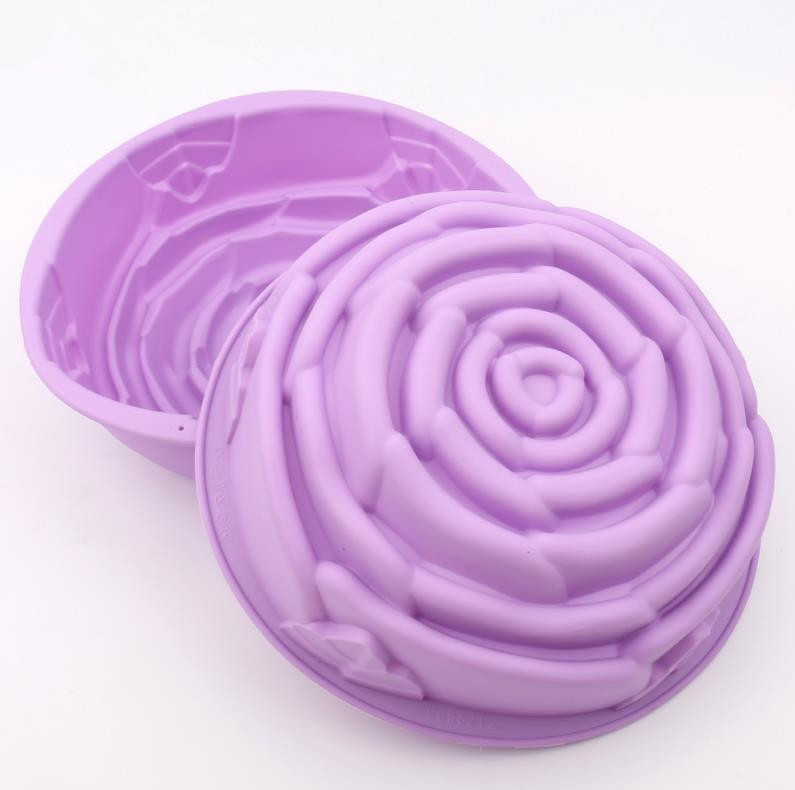 Medium Size Rose shape  Silicone bakingMolds , Cake Decorating Molds FDA Approved