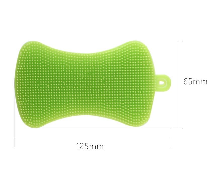Soap shape Food Grade Silicone Washing Brush for Cleaning dishes and fruit