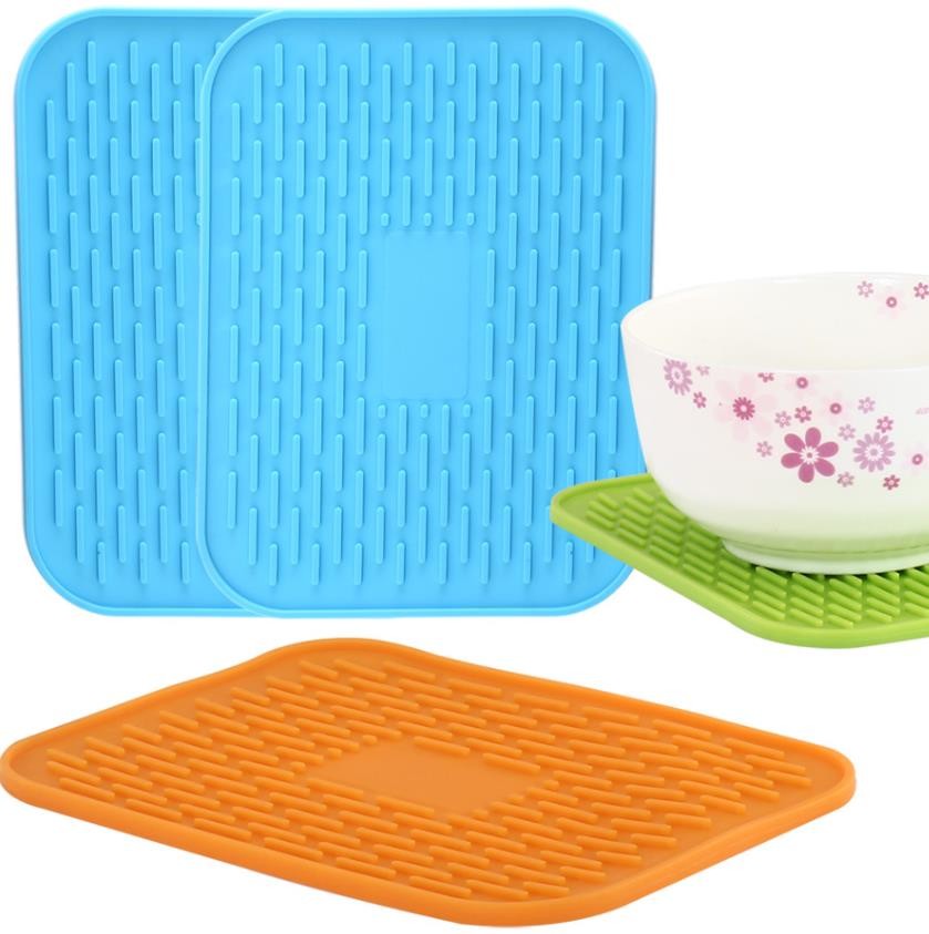 Rectangle Silicone Kitchen Tools , Silicone Baby Food Mat Heat Insulation Featured Image