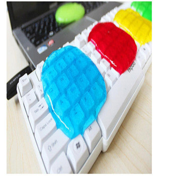 Good Quality Kids Silicone Water Bottle - 17.5*12cm Colorful Super Clean Slimy Gel Magic Keyboard Cleaning Compound – Jingqi