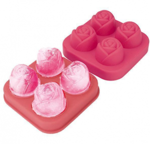 3D Flower Rose shape Silicone Ice Mold