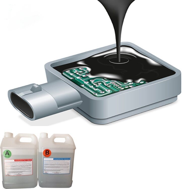 High temperature resistant electronic potting compound silicone rubber