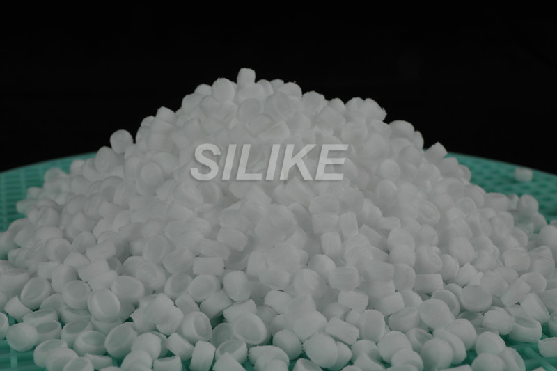 China Wholesale Non-Migrate Additives Factories –  Silicone Masterbatch LYSI-502C  for Greater Abrasion Resistance in EVA  Resin – Silike