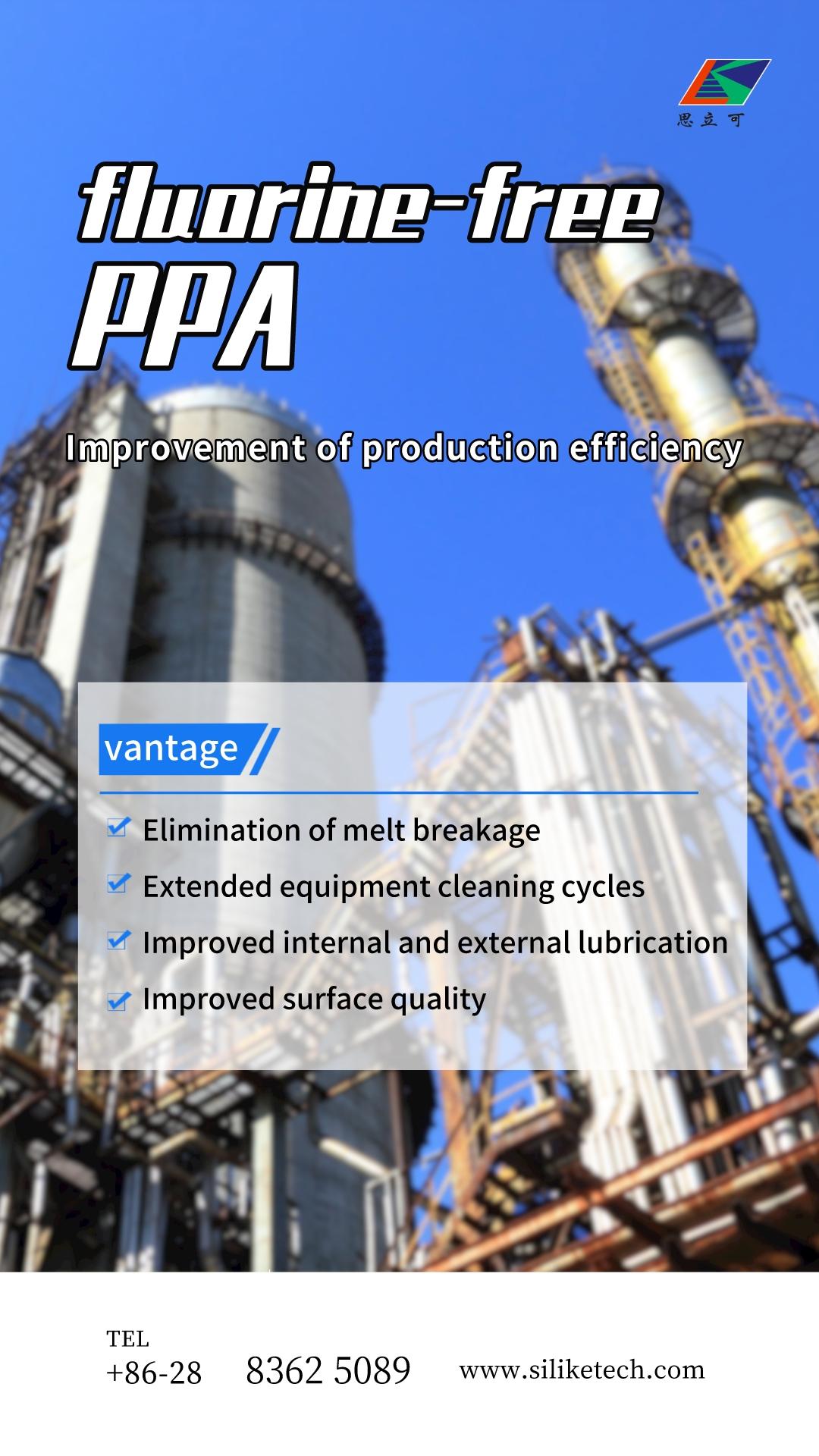 How fluorine-free PPA improves productivity in spinning processes?