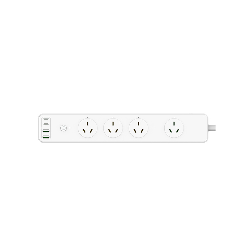 Tuya Smart Power Strip, 16A, 4 sockets, 2USB+2Type-C, Overload Surge Protection Featured Image