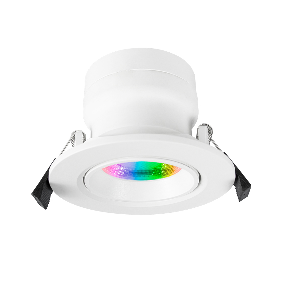 2020 High quality Led Downlight Smart - RGBW WIFI+BLUE Gimbal Smart Downlight With Lens – Simons