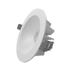 200mm Cut-out Die-casting Aluminum Commercial Deep recessed lighting IP44 40W COB LED Downlights