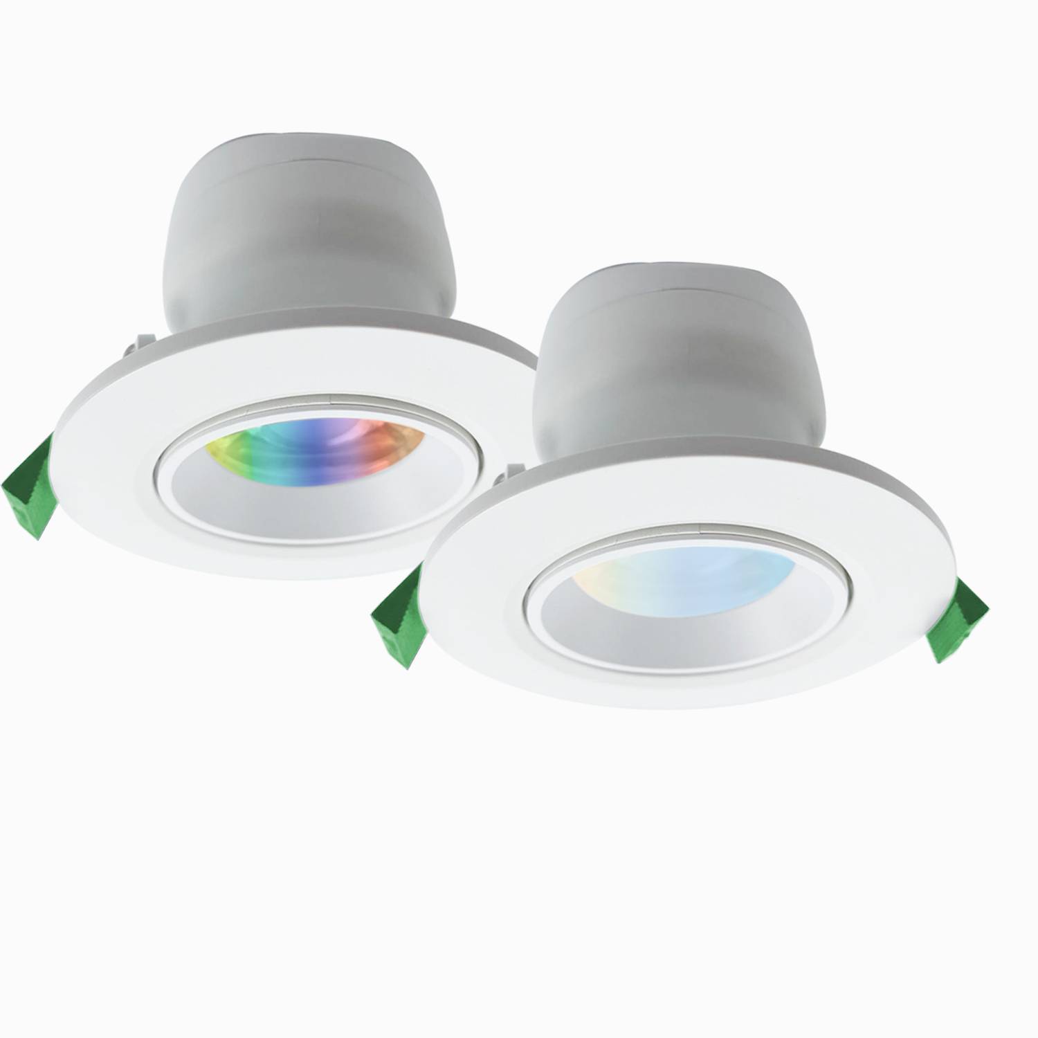 China Cheap price Smart Led Downlights - RGBW WIFI+BLUE Gimbal Smart Downlight With Lens – Simons
