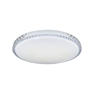 Decorative design 48W LED  ceiling light with 3CCT and power switchable