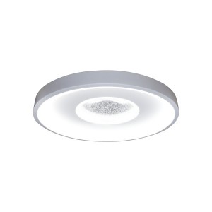 Decorative design 580mm 48W LED  ceiling light with 3CCT and power switchable
