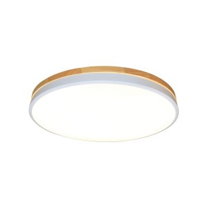 Wood Grain Decorative design 500mm 40W LED  ceiling light with 3CCT and power switchable