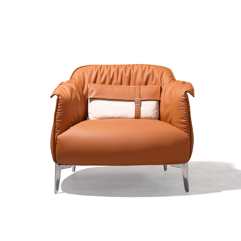 Interior Lounge Chair with Cushion Inspried by  Poltrona Frau  Archibald Chair
