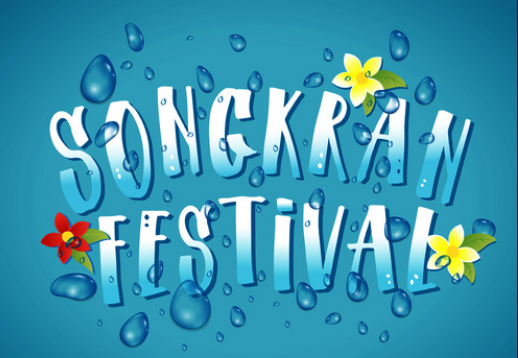 Gelukkige Songkran-fees aan Thailand en Myanmar-kliënt