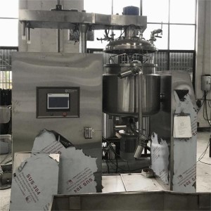 Vacuum Homogenizer Emulsifying Machine Shampulu Liquid High Shear Emulsion Homogenizing Mixer fun Ṣiṣe Ipara Kosimetik