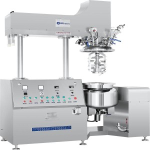 Electronic Control Top Homogenizer Bidirectional Mixing Vacuum Emulsifying for Cream Lotion Skincare Cosmetic Machinery