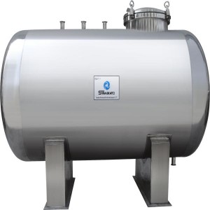 Cosmetic Horizontal Storage Tank Shampoo Liquid Soap Detergent Stainless Steel Tank SS316 Storage Tank