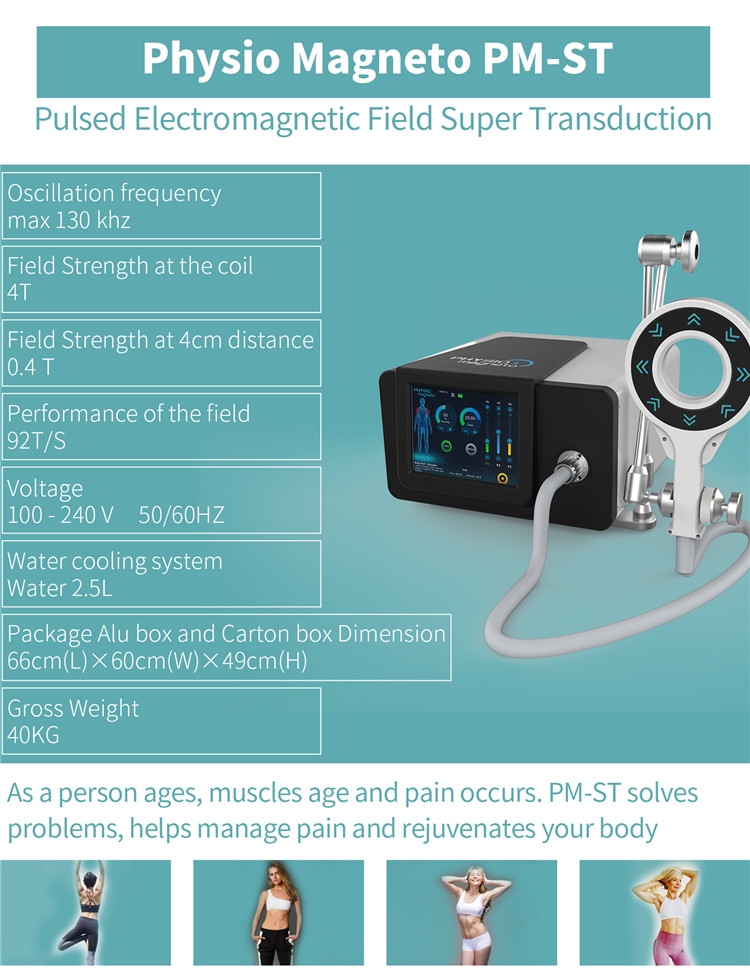 Физио-магнитная физиотерапия, облегчение боли, спортивная травма, физическая машина PM-ST