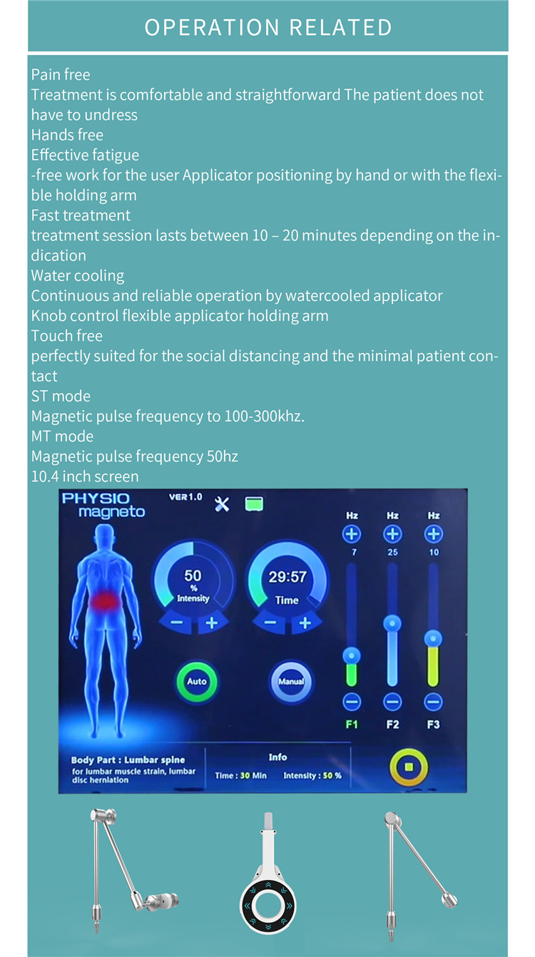 Physio magnéto physiothérapie soulagement de la douleur blessures sportives Machine physique PM-ST