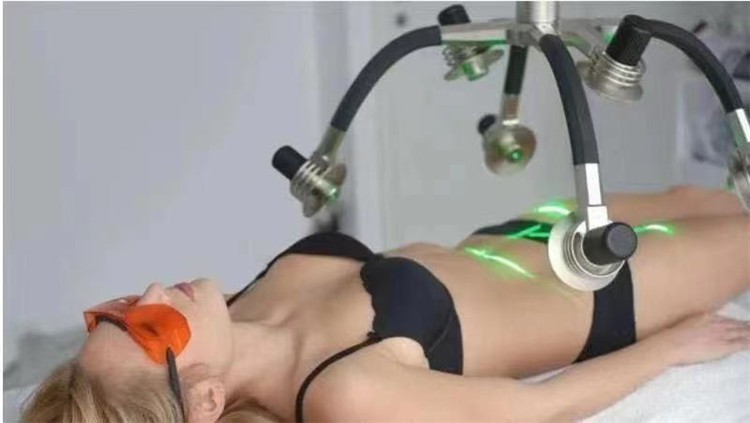 6D lazeris 532nm bangos ilgio žalios šviesos riebalų mažinimo kūno lieknėjimo aparatas