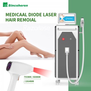 Diode Laser Hair Removal 3 Wavelength Razorlase Machine