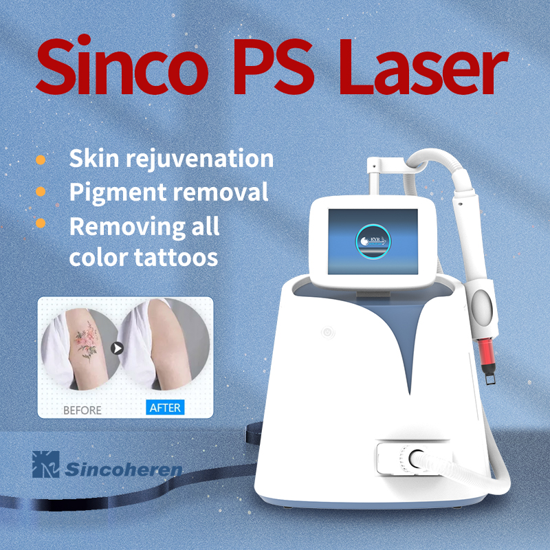 Prenosný Pico laserový stroj na odstraňovanie pigmentov