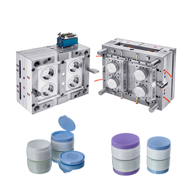 Factory For Injection Worm Molds - 4 cavities lid mould hot runner injection mould – SAMPROMOLD