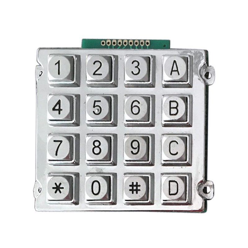 metal numeric keypad for kiosk ATM ticket CNC IP65 Featured Image