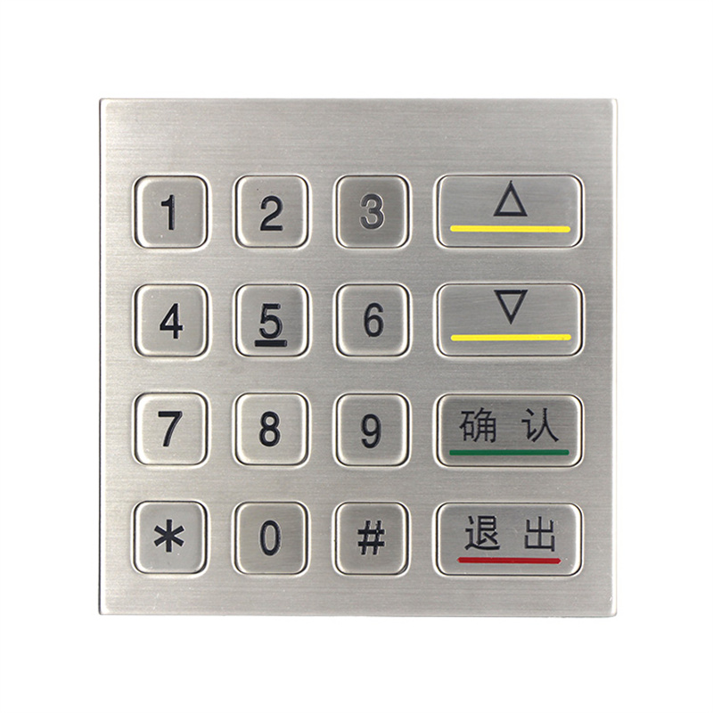 SUS304 stainless steel keypad for ATM function B725 Featured Image