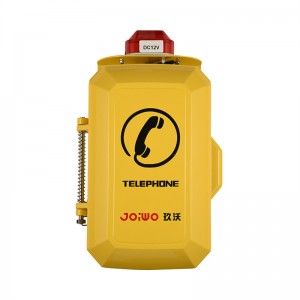 Industrial Yellow Corrosion Protection Heavy Duty Weatherproof Telephone For Chemical Plant-JWAT942