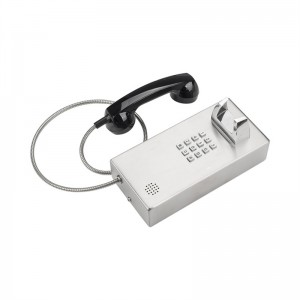  Stainless Steel Surface Mount Wall Telephone for Prison-JWAT130