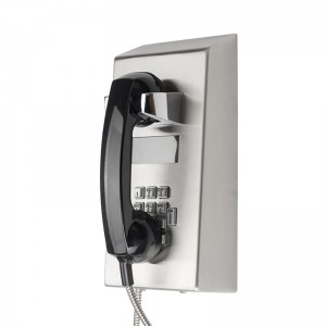 Vandal Proof Caller ID Display IP Telephone for Prison Communications