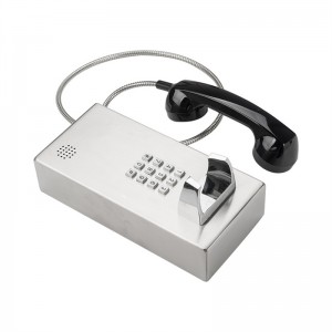  Stainless Steel Surface Mount Wall Telephone for Prison-JWAT130