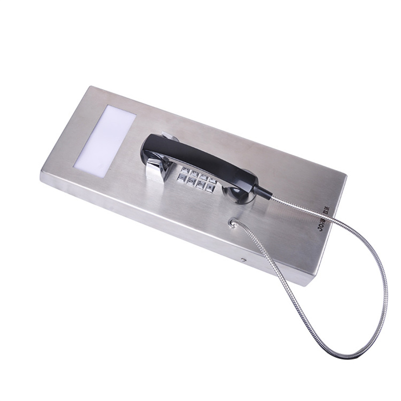 Vandal resistant stainless steel Big Size Prison Wall mount Telephone for Jail Featured Image