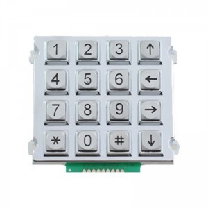 metal numeric keypad for kiosk ATM ticket CNC IP65