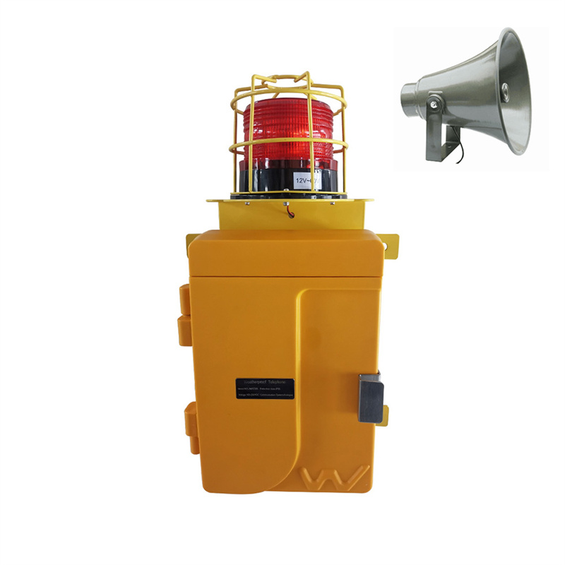 Wetterfestes Industrietelefon aus Kunststoff mit Lautsprecher für Marine Project-JWAT305. Ausgewähltes Bild