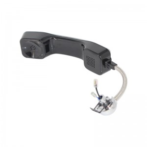 Rugged K-style handset for campus telephones A05