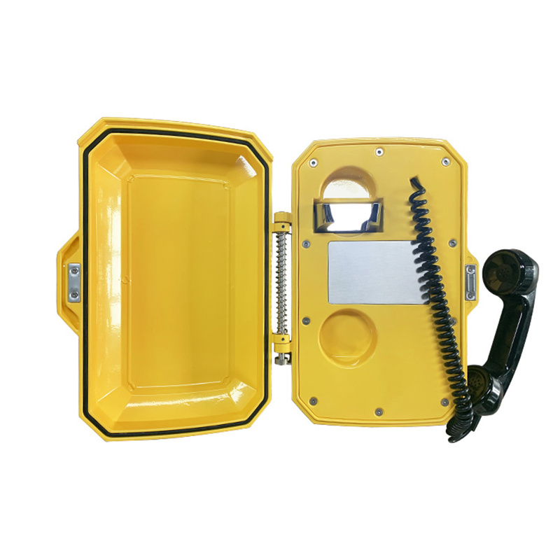 Waterproof aluminum alloy Emergency tunnel Telephone for railway subway project-JWAT208 Featured Image